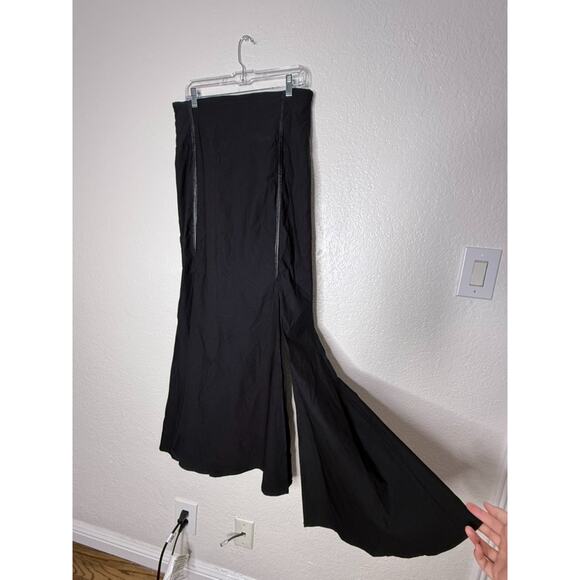 Women XL Victorian Lace Maxi Skirt Hi-Waist Ruffle Renaissance Witch Whimsy Goth - Picture 6 of 9